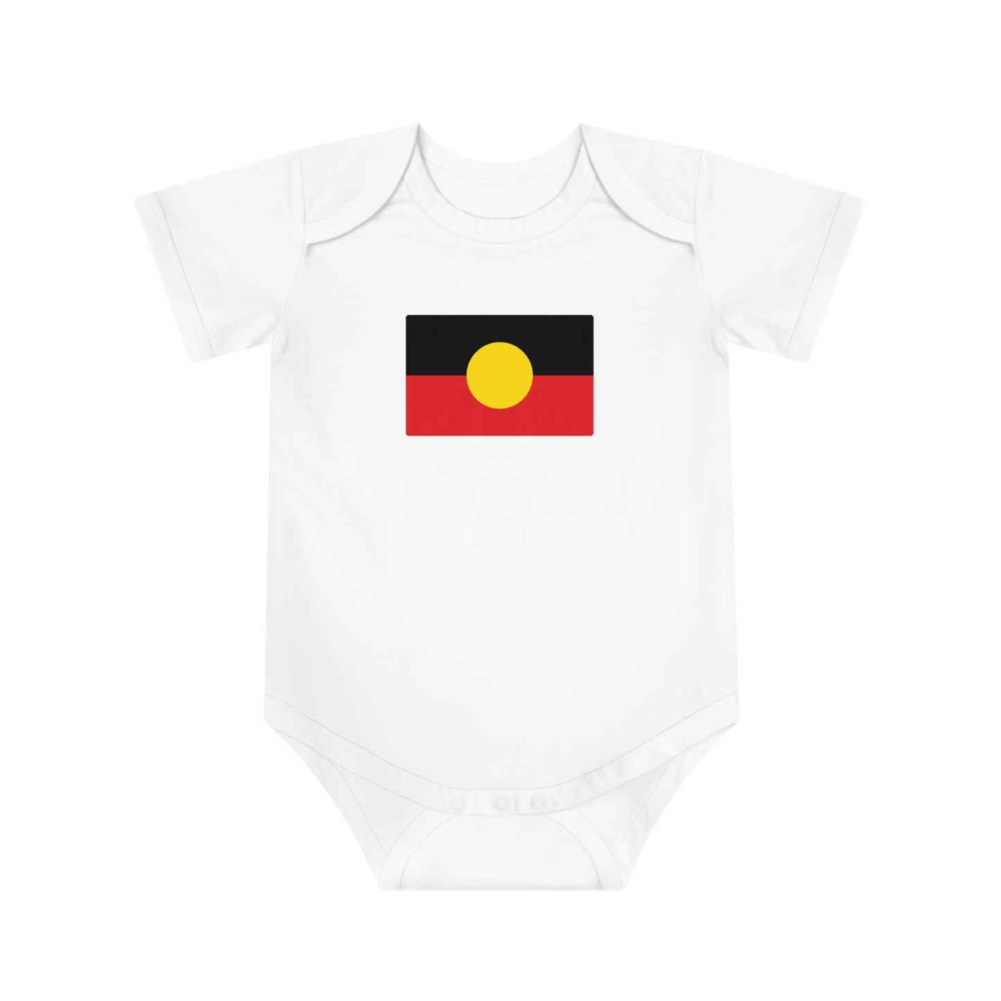 Aboriginal Flag Baby Bodysuit