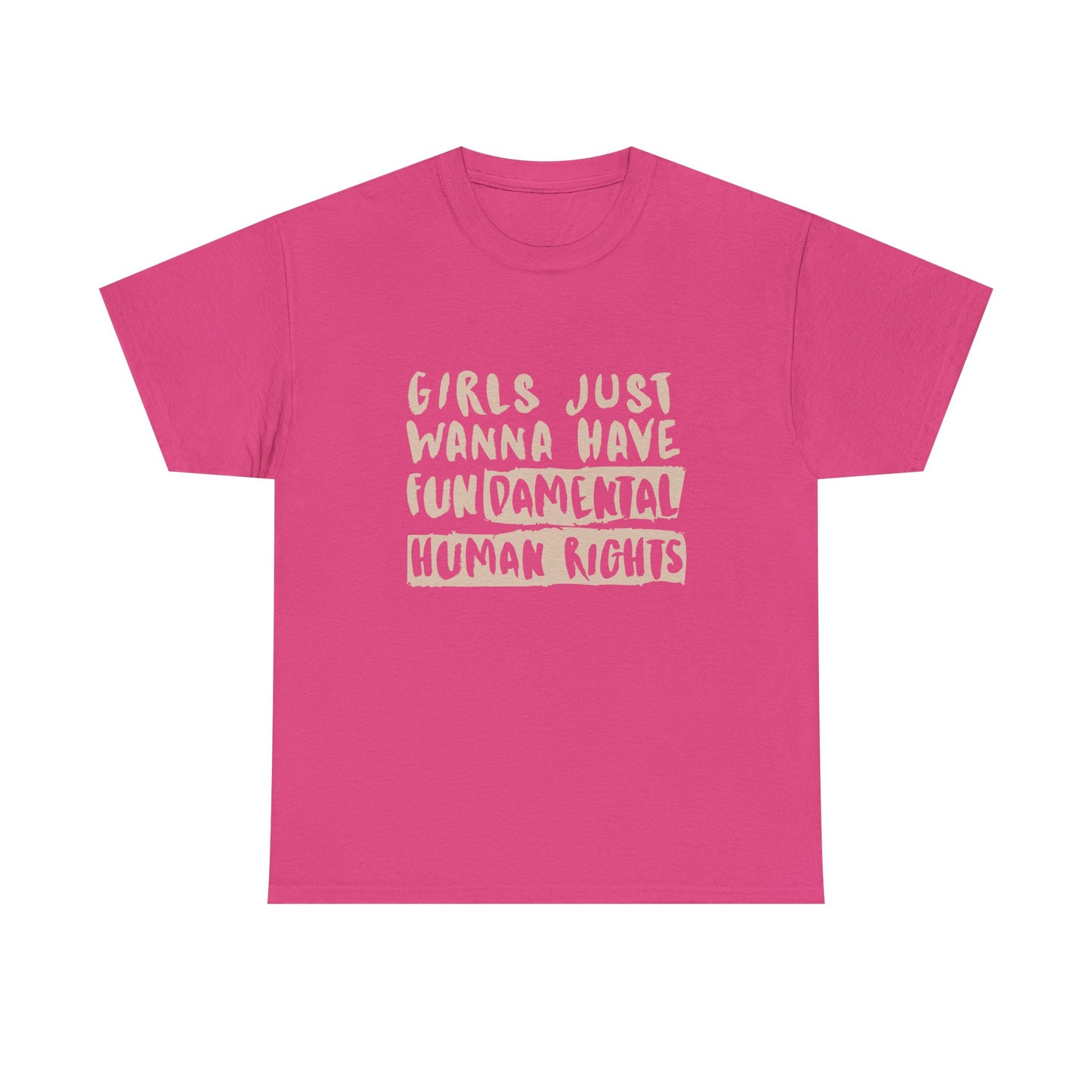 Unisex women's rights tee